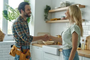 Handyman jobs in Switzerland – trusted client handshake